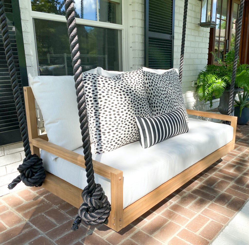 Outdoor hanging bed swing best sale